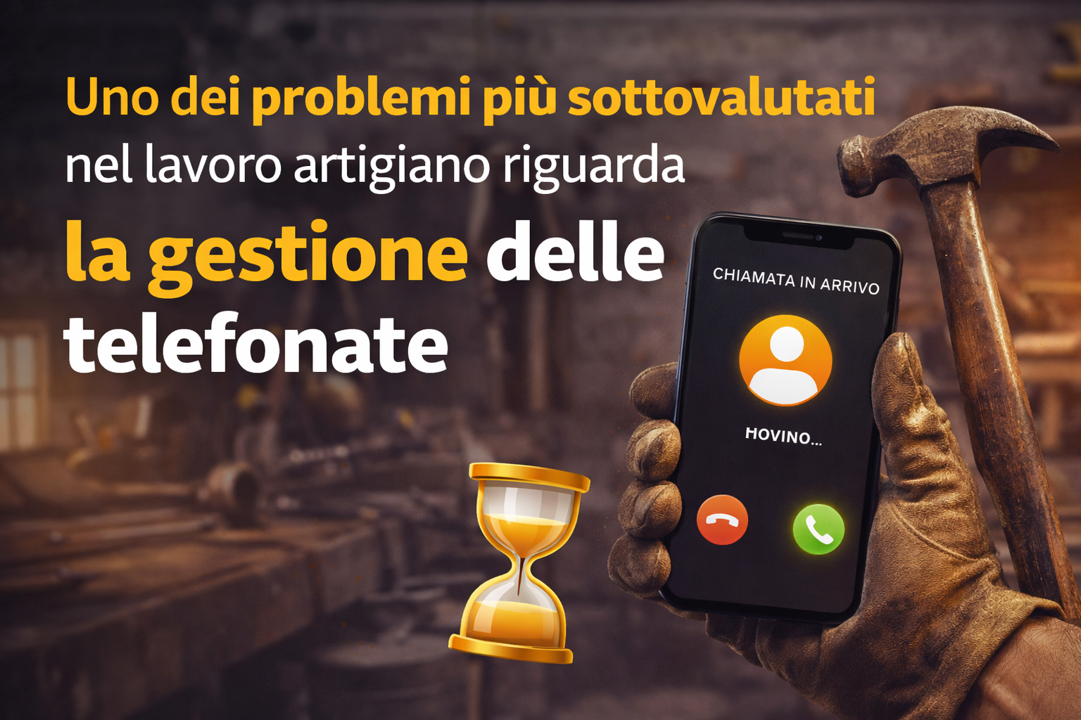 Uno dei problemi più sottovalutati nel lavoro artigiano riguarda la gestione delle telefonate