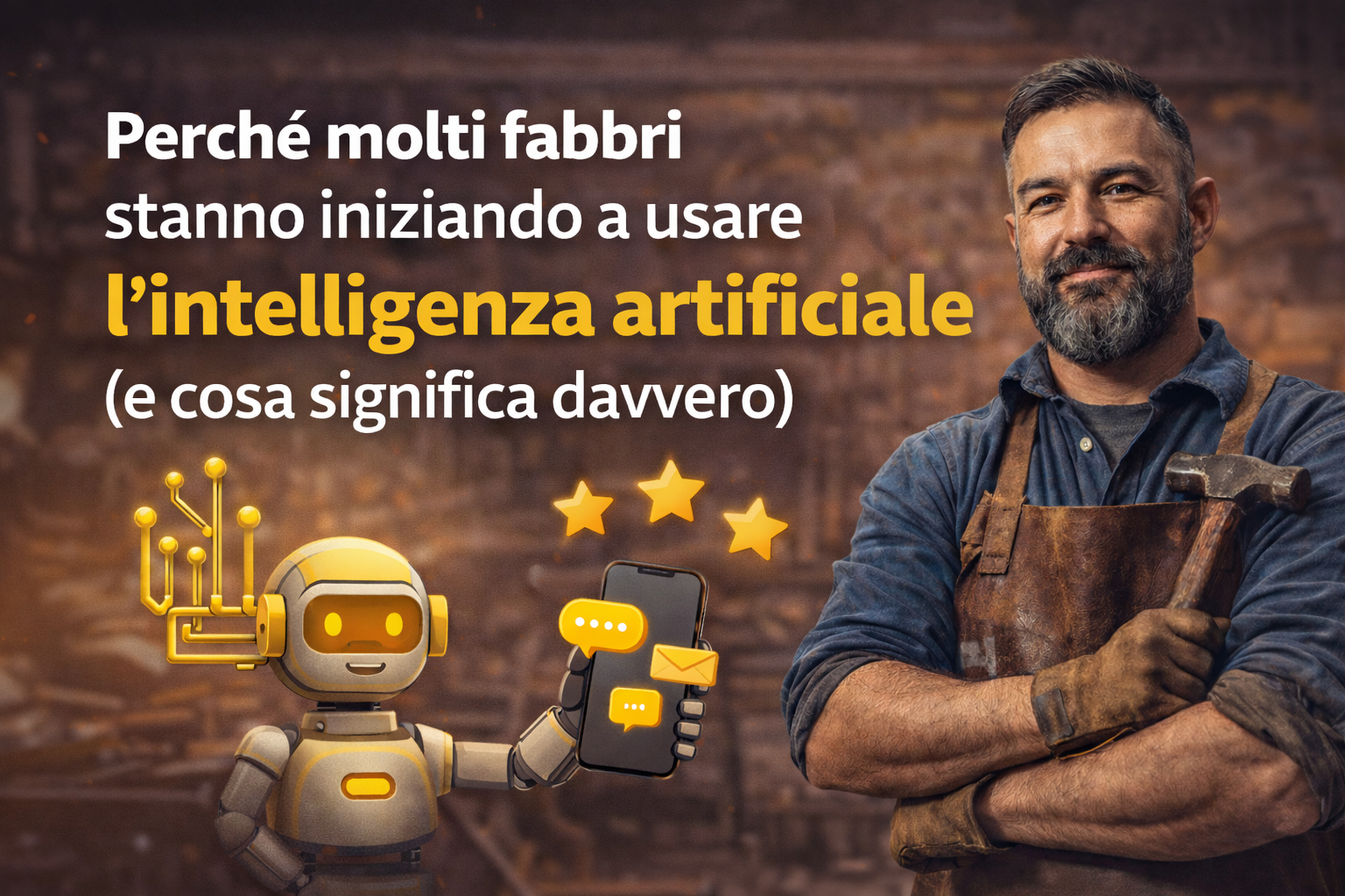 Perché molti fabbri stanno iniziando a usare l’intelligenza artificiale (e cosa significa davvero)